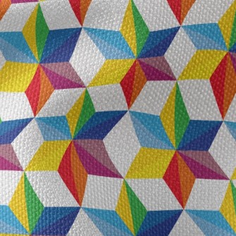 Three-dimensional Ray Hexagona Waterproof Canvas