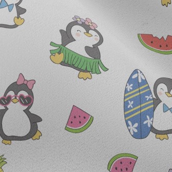 Happy Dancing Penguin Chiffon