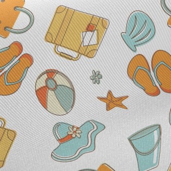 Happy Seaside Vacation Twill