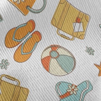 Happy Seaside Vacation Standard Corduroy