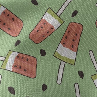 Three Color Watermelon Popsicl Waterproof Canvas