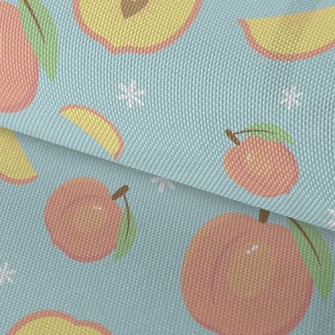 Fragrant And Delicious Peach Waterproof Oxford