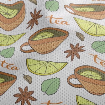 Throat Orange Tea Athletic Mesh Flat Back
