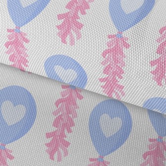 Love Ribbon Balloon Waterproof Oxford