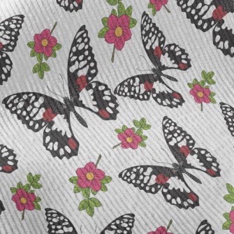 Noble Beautiful Black Butterfl Standard Corduroy