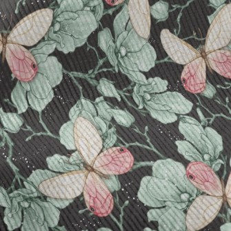 Elegant Butterfly Glamorous Fl Standard Corduroy