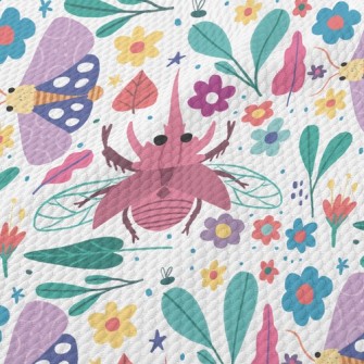 Garden Moth Unicorn Birdseye Piqué