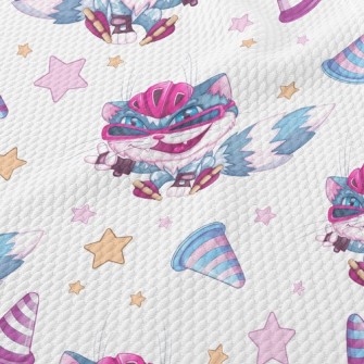 Cool Skateboard Cat Birdseye Piqué