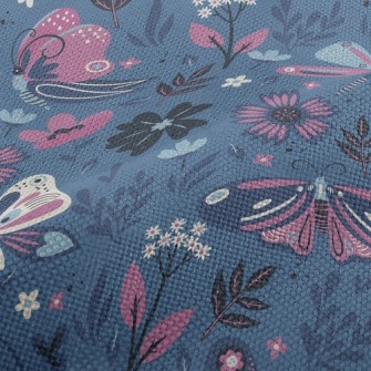 Colorful Flying Butterflies Performance Linen