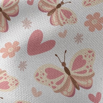 Pink Scented Little Butterfly Waterproof Canvas