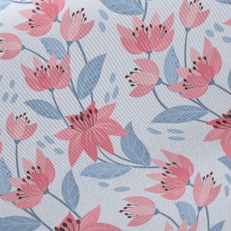 Bright Flowers In Bloom Twill