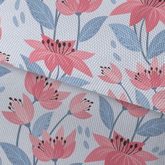 Bright Flowers In Bloom Waterproof Oxford