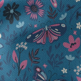 Colorful Flying Butterflies Waterproof Canvas