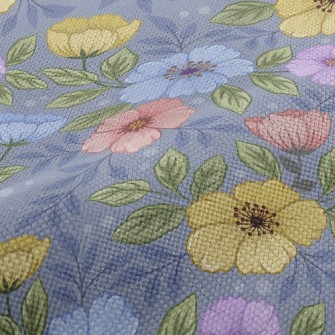 Vibrant And Colorful Flowers Performance Linen