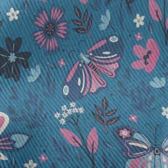 Colorful Flying Butterflies Standard Corduroy