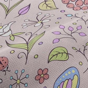 Colorful Forest Butterfly Lady Performance Linen