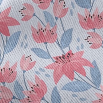 Bright Flowers In Bloom Standard Corduroy