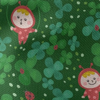 Clover Ladybug Elf Waterproof Canvas