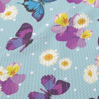 Elegant Butterfly Birdseye Piqué