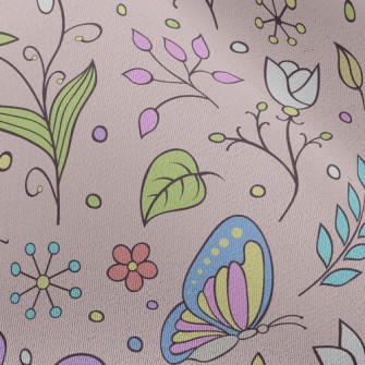 Colorful Forest Butterfly Lady Chiffon