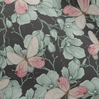 Elegant Butterfly Glamorous Fl Chiffon