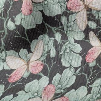 Elegant Butterfly Glamorous Fl Terry