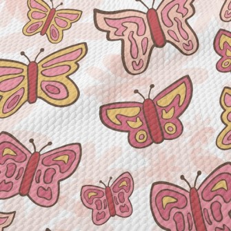 Simple Drawing Of Butterfly Birdseye Piqué