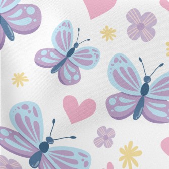 Lively And Playful Butterfly Stretch Ponte