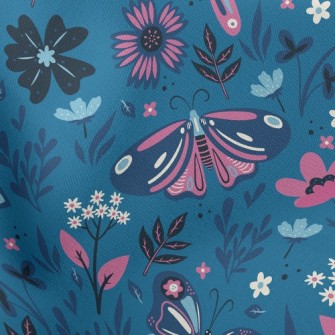 Colorful Flying Butterflies Stretch Ponte