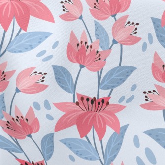 Bright Flowers In Bloom Stretch Ponte