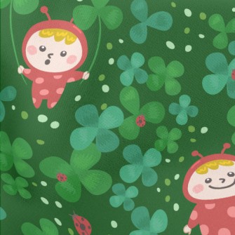 Clover Ladybug Elf Stretch Ponte