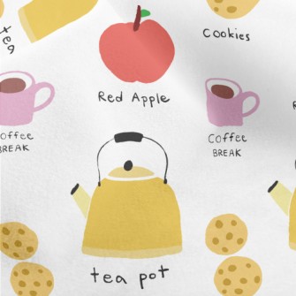 Coffee And Biscuits Micro Fleece