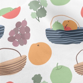 Sweet Fruit Basket Micro Fleece