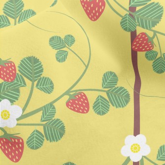 Climbing And Thriving Strawber Micro Fleece