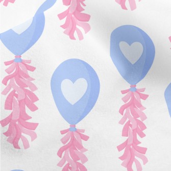 Love Ribbon Balloon Micro Fleece