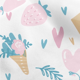 Love Bouquet Love Letter Micro Fleece