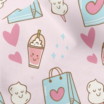 Shiny Shopping Shopping Bag Micro Fleece