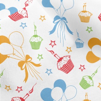Balloon Birthday Party Micro Fleece