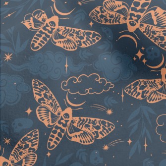 Moths And Stars Micro Fleece