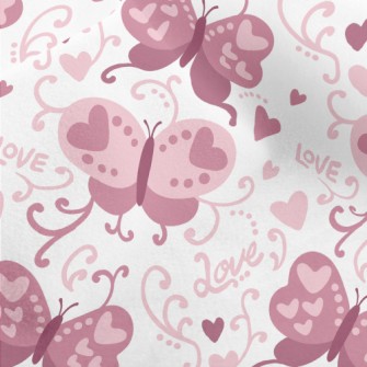 Love Wings Small Butterfly Micro Fleece