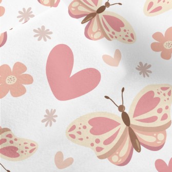 Pink Scented Little Butterfly Micro Fleece