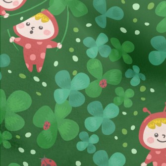 Clover Ladybug Elf Micro Fleece