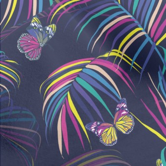 Psychedelic Fluorescent Leaf B Micro Fleece