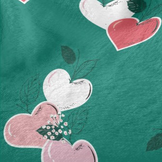 Love Shaped Leaves Minky