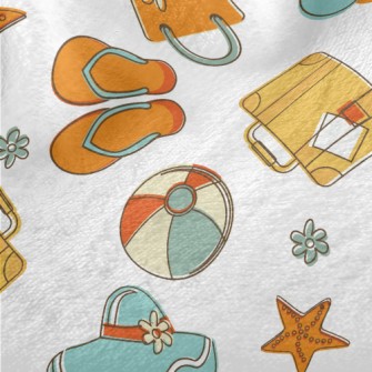 Happy Seaside Vacation Minky