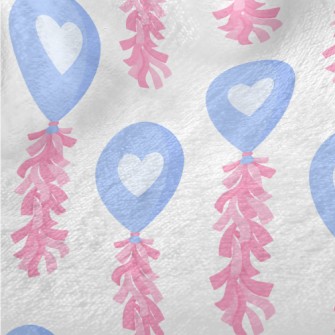 Love Ribbon Balloon Minky