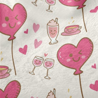 Love Balloon Lover Wine Glass Minky