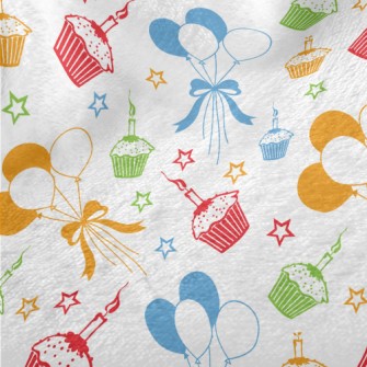 Balloon Birthday Party Minky
