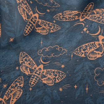 Moths And Stars Minky