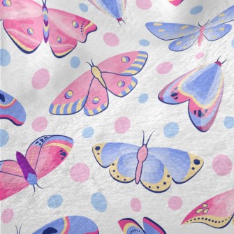 Beautiful Pattern Butterfly Minky